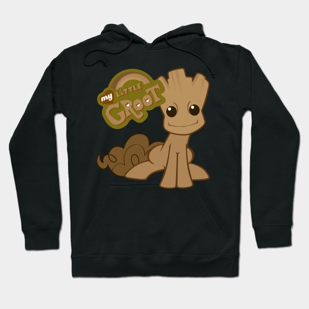 My Little Groot Pony Hoodie by reddvelved